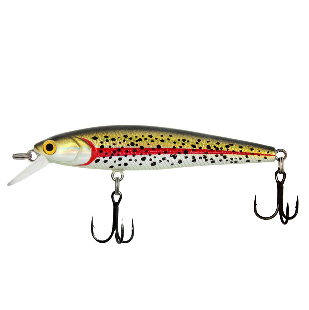 Fishing lure with a detailed design on a white background