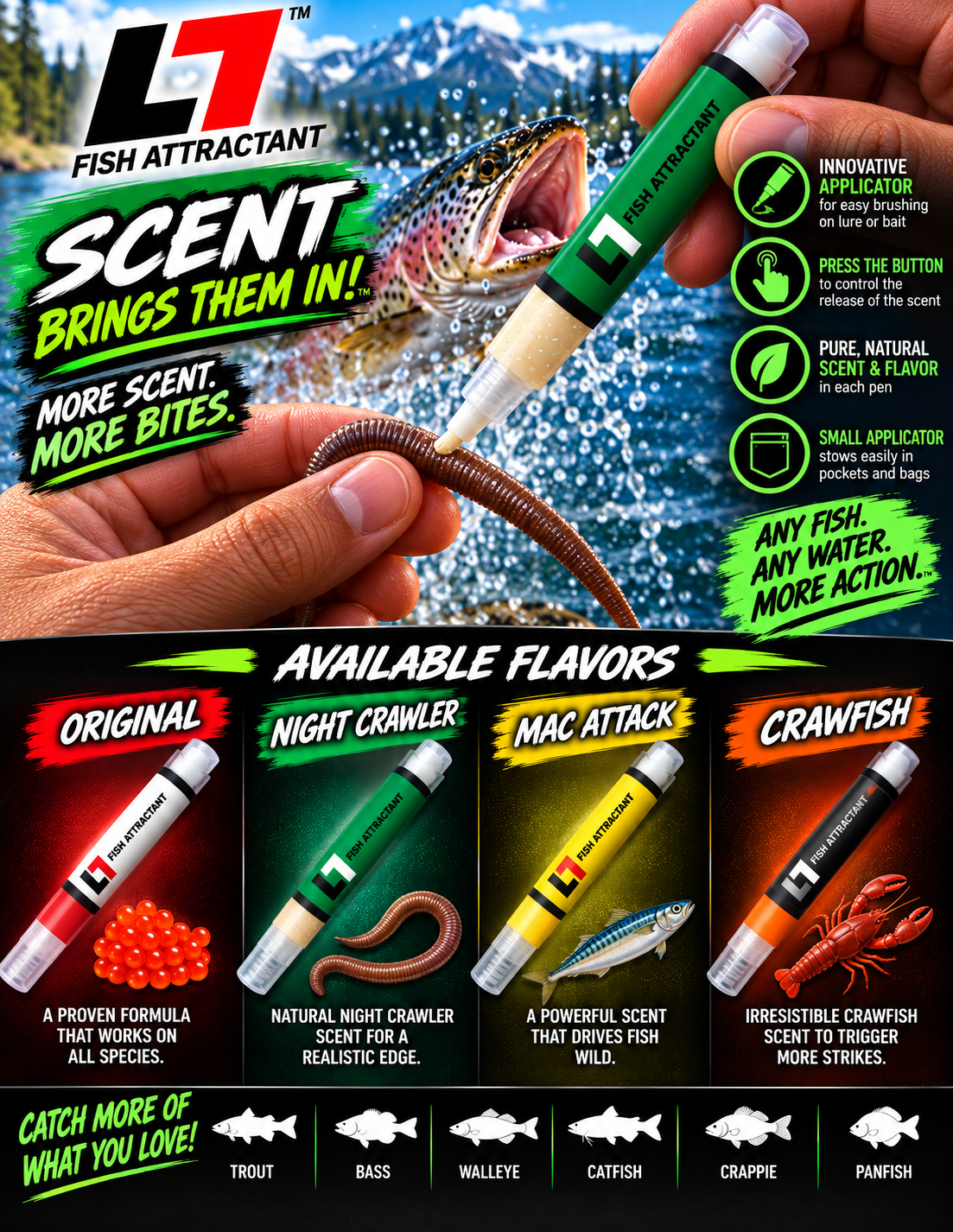 Fish Attractant Pen