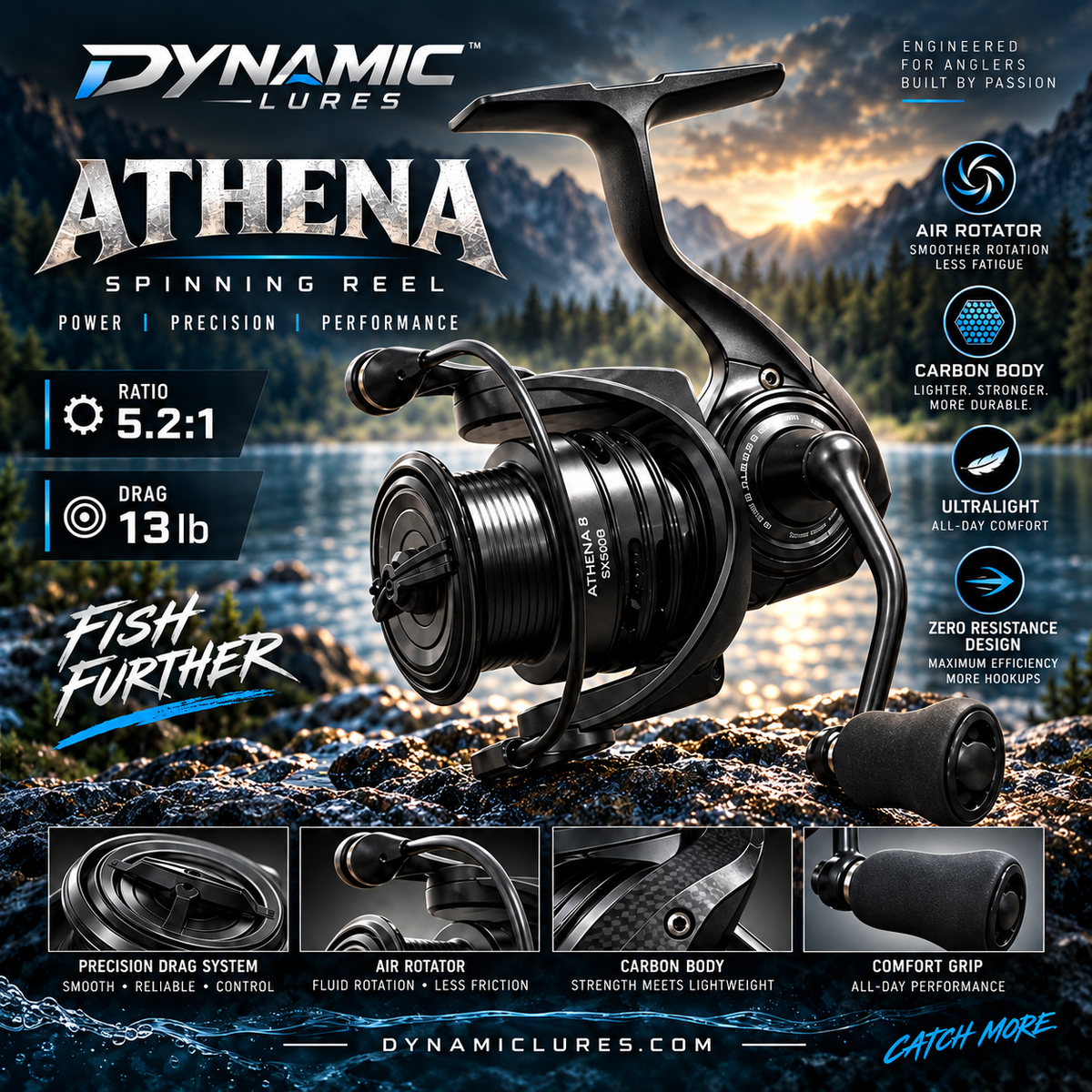 Athena Spinning Reel