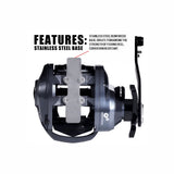 baitcasting reels at big 5 Game 33Lbs Max Drag Low Profile Baitcaster Fishing Reel (Left) : Sports & Outdoors Boasting a lightweight yet durable frame Best Baitcasting Reels | DICK'S