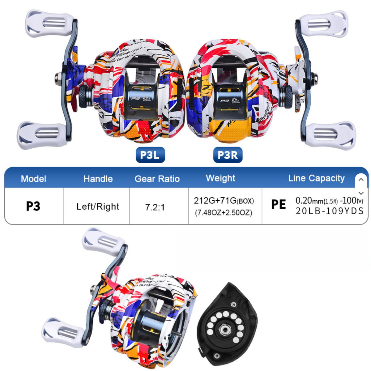 Baitcaster Reel Graffiti