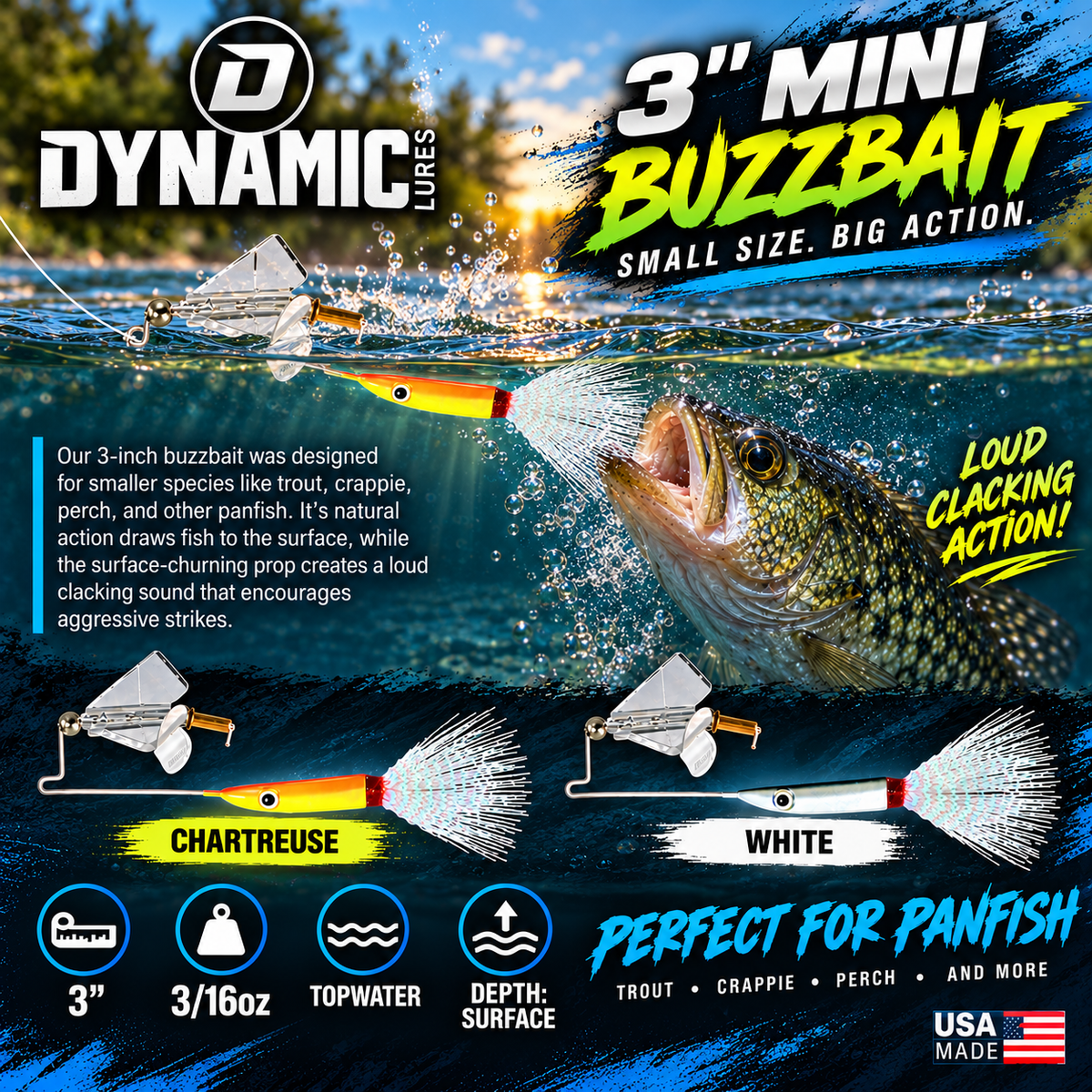 Mini Buzzbait 3"
