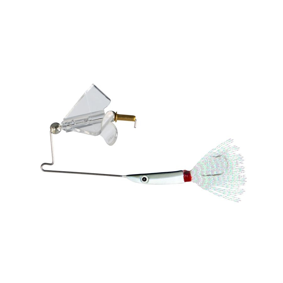 buzzbait fishing lure Brazalo Bushwhacker the Bizz Baits blades are uniquely coated to produce a distinctive sound that predators simply cant ignore Jump'N Jak Buzzbait 1/4 oz