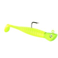 Paddle Tail Soft Bait, Dynamic Lures TROUT ATTACK, Swimbait (Black)