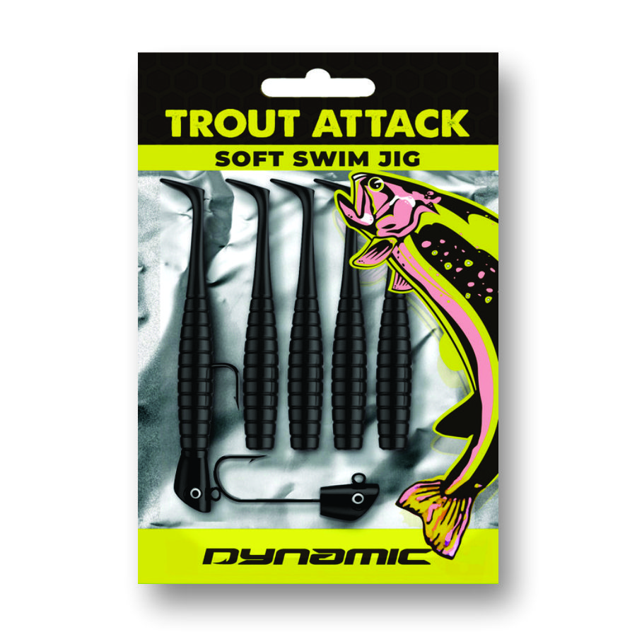 Dynamic Lures TROUT ATTACK Swim-Jig (GLOW)