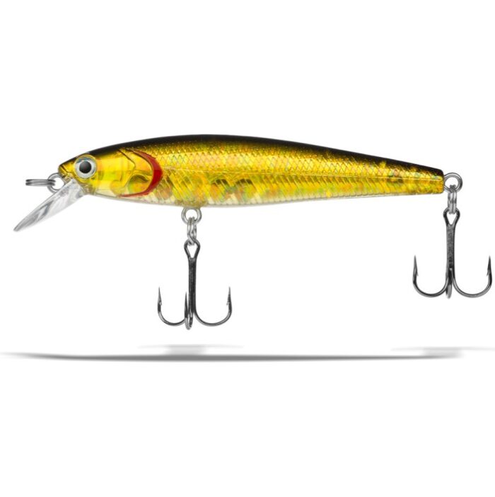  Dynamic Lures Trout Fishing Lure, Multiple BB Chamber Inside, (2) - Size 10 Treble Hooks, for Bass, Trout, Walleye, Carp, Count 1