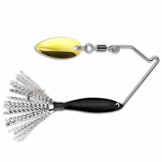 Dynamic Lures Weedless Trout Spinnerbait, for Fishing Bass, Trout, Perch,  and Crappie