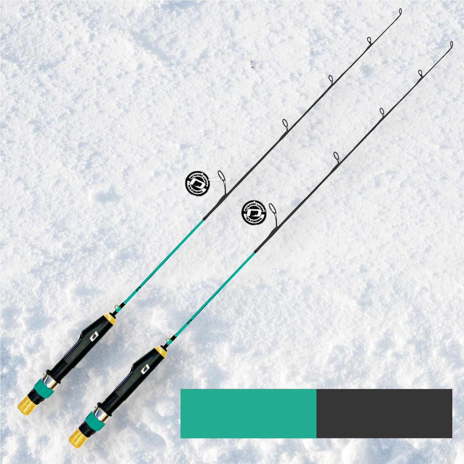 Dr.Fish Ice Fishing Rod and Reel Combo Ice Fishing Poles Ice Fishing Gear  Jigs Complete Kit Winter Spinning Pole and Reel Package Travel Fishing Ice