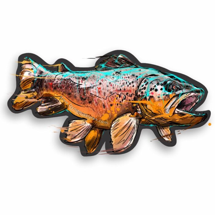 Decal Brown Trout